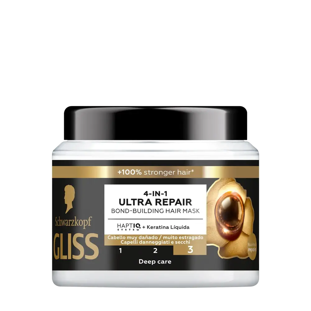 Schwarzkopf Gliss Ultimate Repair 4-In-1 Ultra Repair Bond-Building Mask
