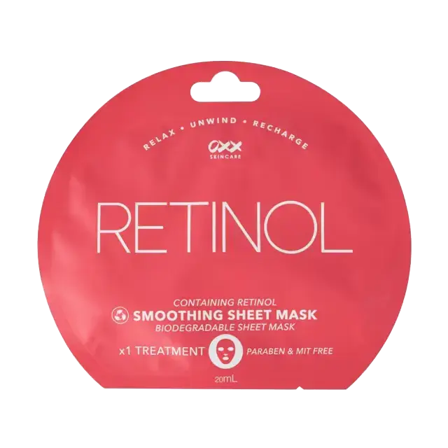 OXX Cosmetics Biodegradable Sheet Mask Retinol Smoothing
