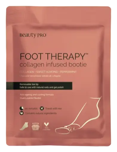 BeautyPro Foot Therapy Collagen Infused Bootie