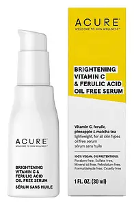 Acure Brightening Vitamin C & Ferulic Acid Oil Free Serum For Face