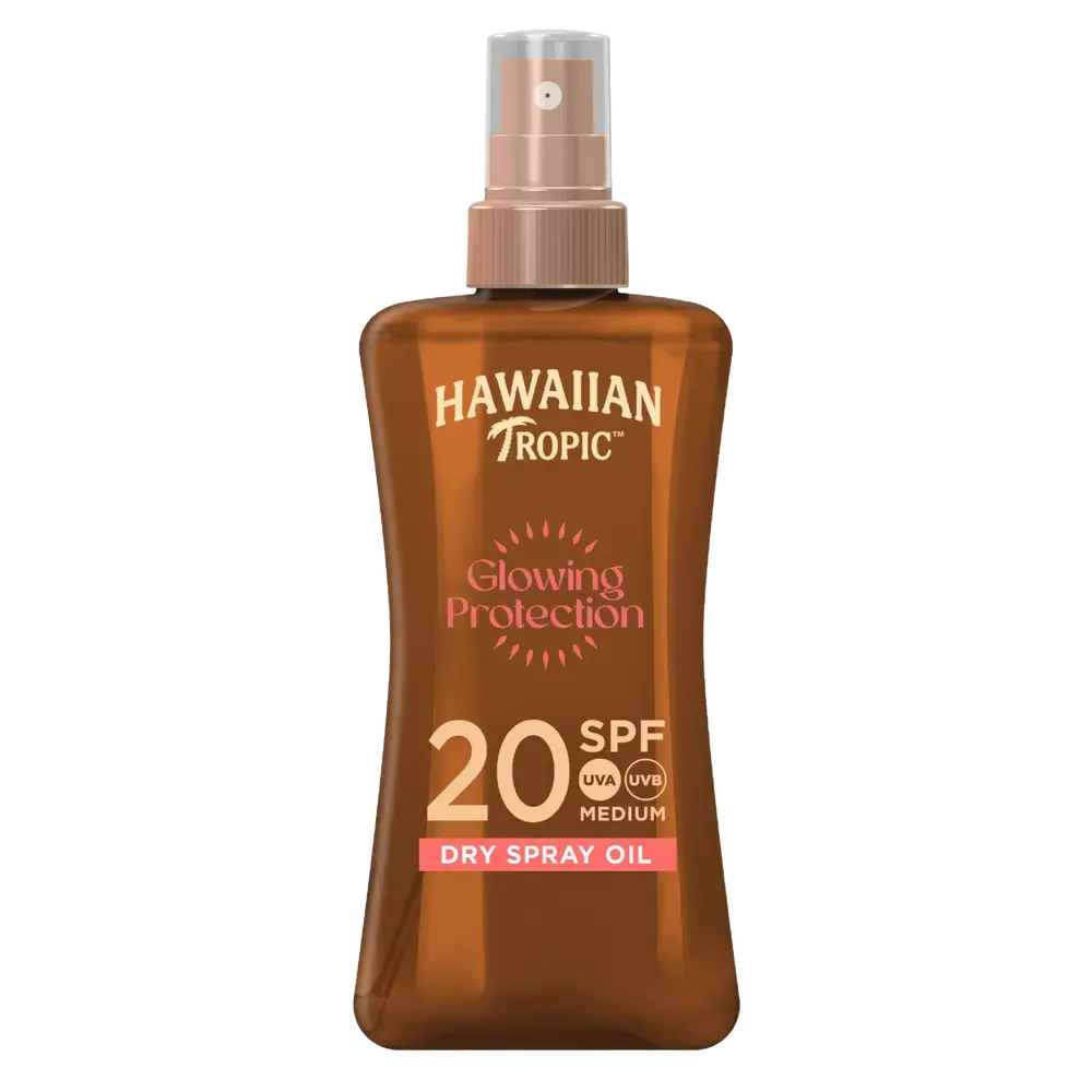 Hawaiian Tropic Glowing Protection Dry Spray Oil SPF 20
