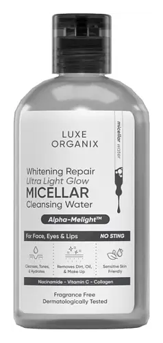 Luxe Organix Whitening Repair Ultra Light Glow Micellar Cleansing Beauty Water