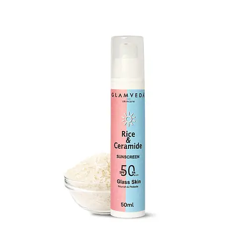 Glamveda Rice & Ceramide Sunscreen SPF 50 PA+++