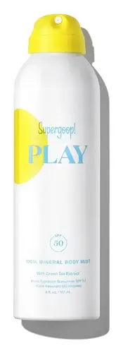 Supergoop! PLAY 100% Mineral Body Mist SPF 50 with Green Tea Extract