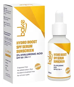 Bake Hydro Boost SPF 50 Serum Sunscreen