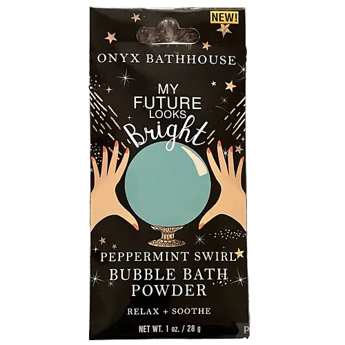 Onyx Professional Bubble Bath Powder My Future Looks Bright (Peppermint Swirl)