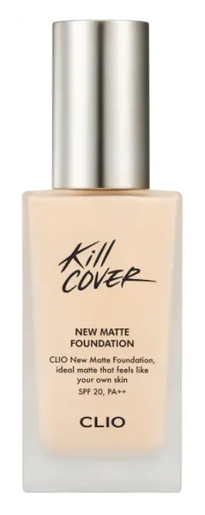 CLIO Kill Cover New Matte Foundation SPF 20 PA ++ #2 Lingerie