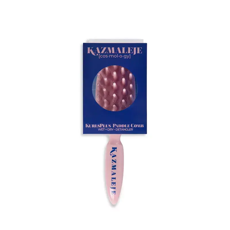 Kazmaleje Kurlsplus Paddle Comb Rose