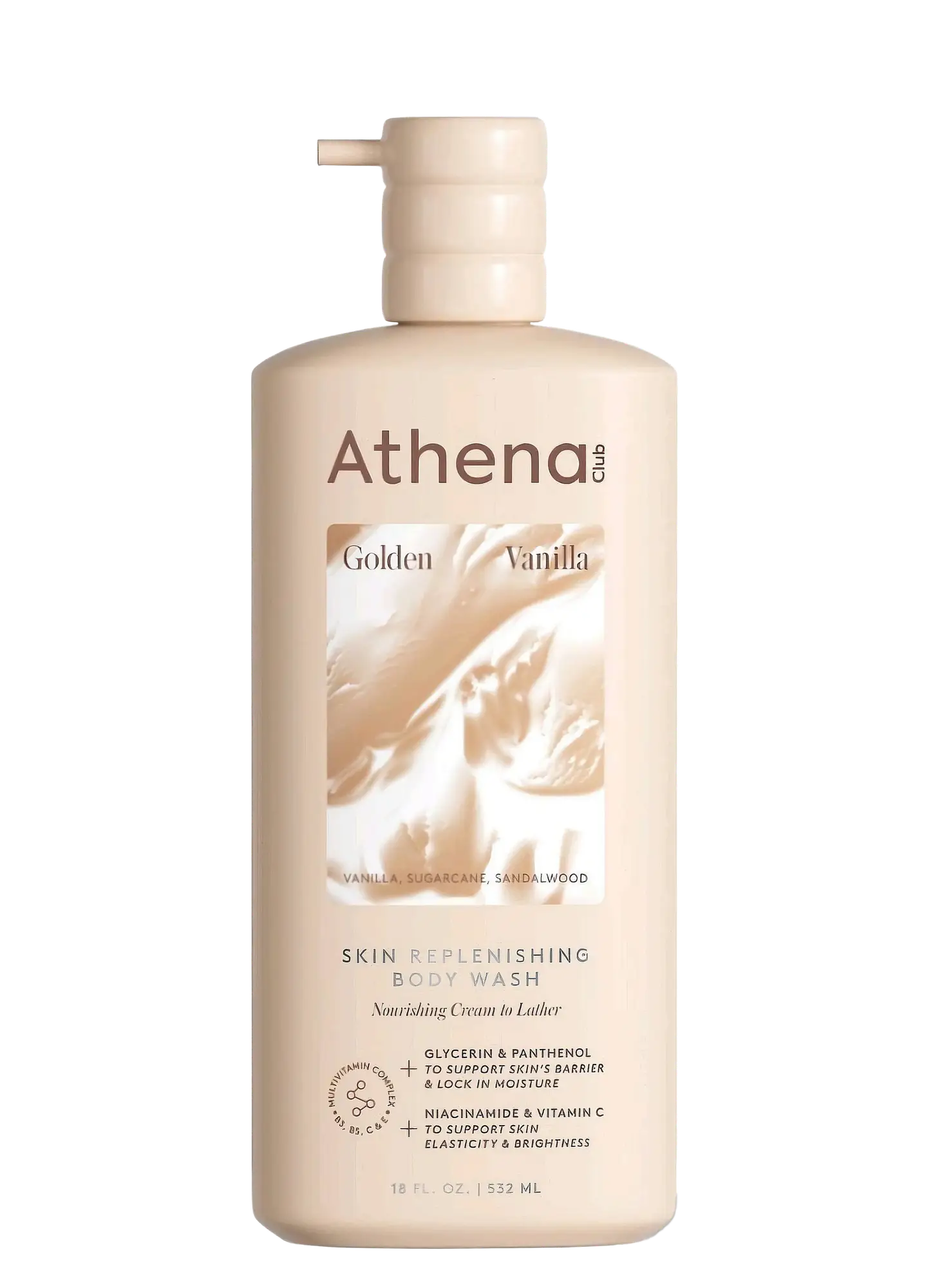 Athena Club Skin Replenishing Body Wash Golden Vanilla