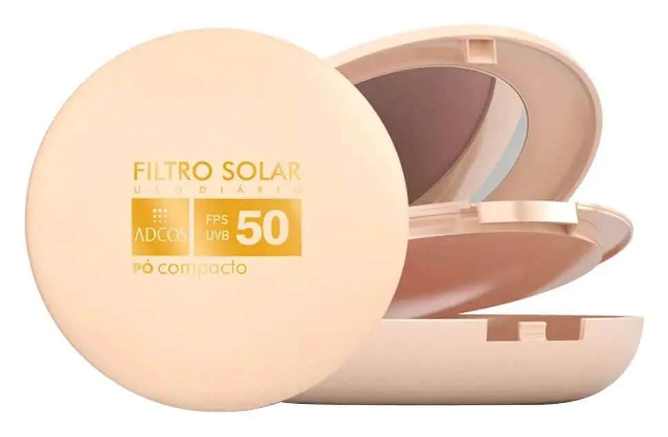 Adcos Protetor Solar Tonalizante FPS 50 Pó Compacto