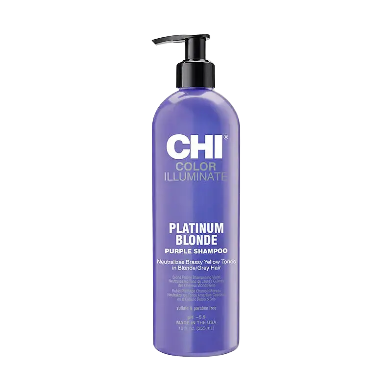 CHI Haircare Color Illuminate Platinum Blonde Purple Shampoo