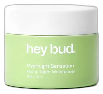 Hey Bud Overnight Sensation Hemp Night Moisturiser