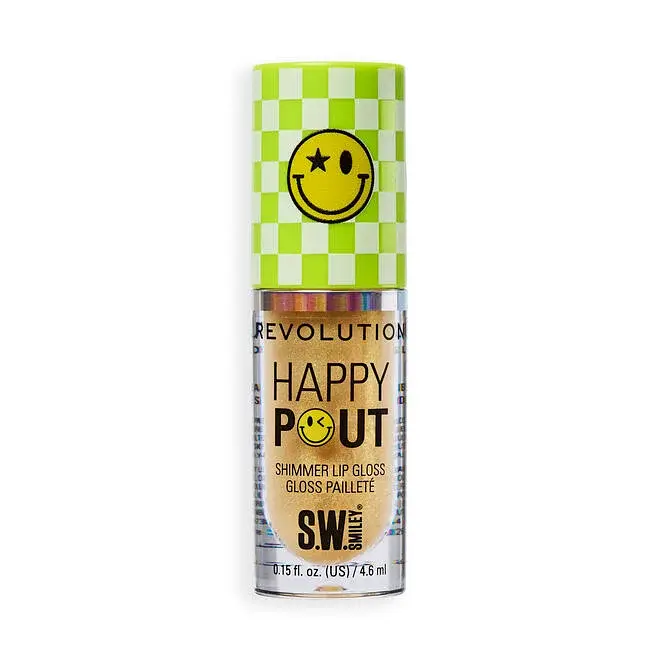 Revolution Beauty S.W. Smiley Happy Pout Shimmer Lip Gloss Sunbeam