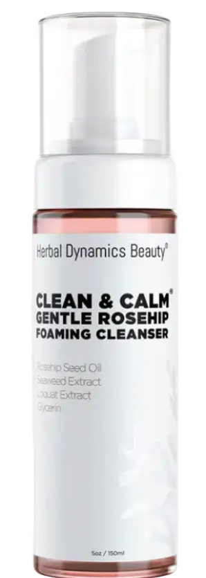 Herbal Dynamics Beauty Clean & Calm Gentle Rosehip Foaming Cleanser