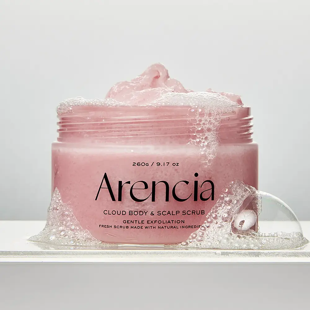Arencia Fresh Cloud Body & Scalp Scrub Lavender & Pear