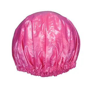 Manetain Reusable Shower Cap Pink