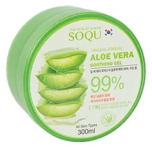 SOQU Aloe Vera 99% Soothing Gel