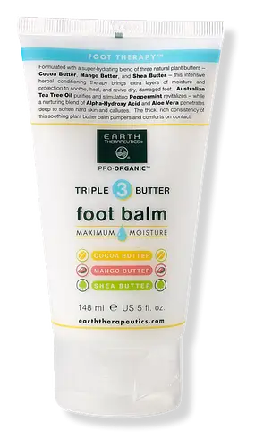 Earth Therapeutics Triple Butter Foot Balm