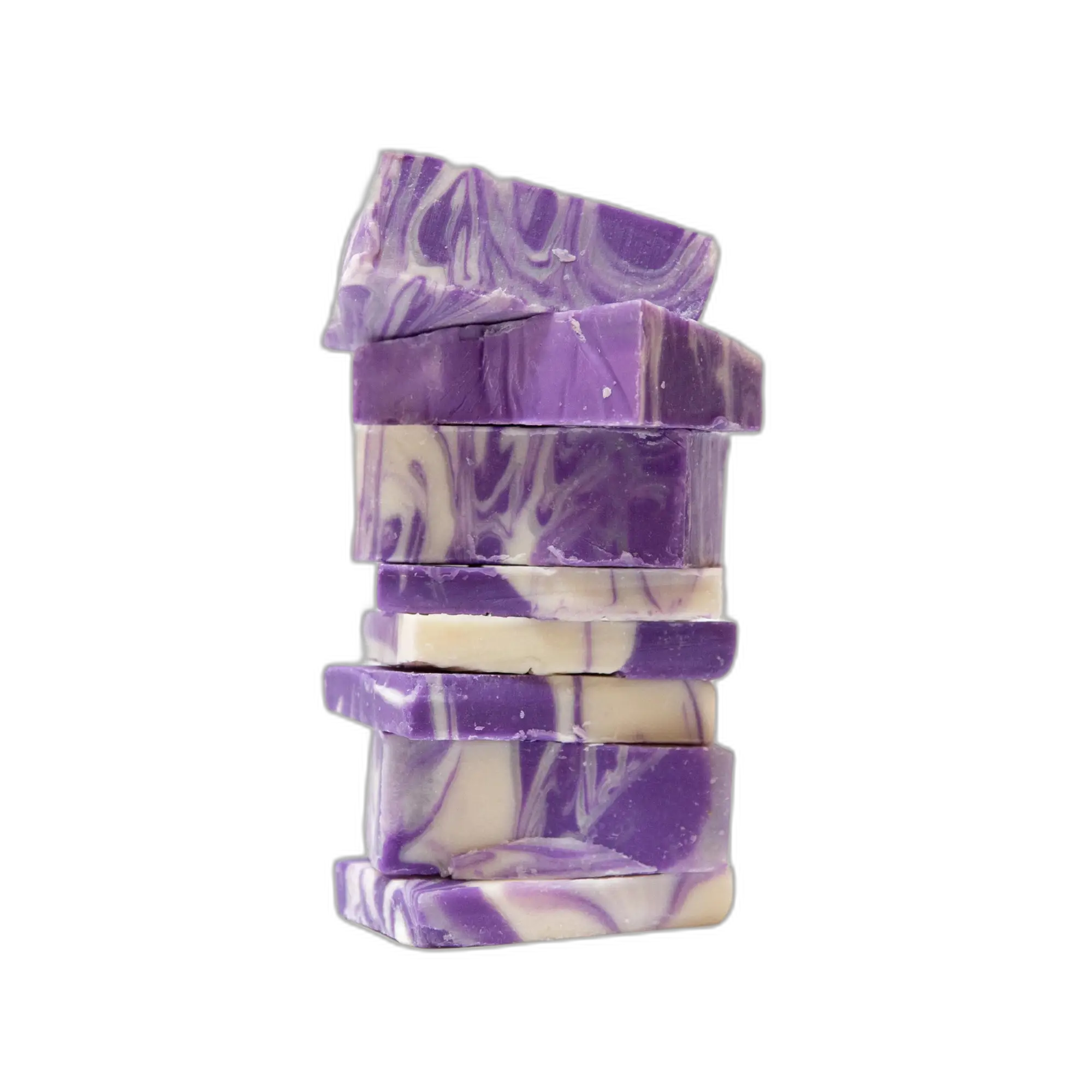 Moon Valley Organics Package Free Herbal Soap Lavender Swirl