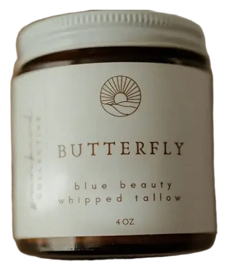 Sunbird Collective Butterfly / Blue Tansy Beauty Whip