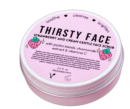 Clean But Psycho Thirsty Face Strawberry Face Scrub