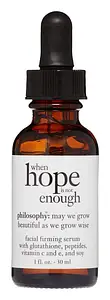 Philosophy when hope is not enough serum