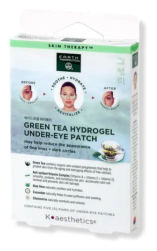 Earth Therapeutics Green Tea Hydrogel Under-Eye Patch