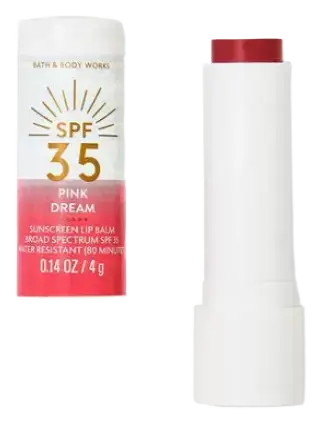 Bath & Body Works Tinted SPF 35 Lip Balm Pink Dream