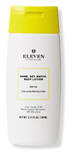 EleVen by Venus Williams Game. Set. Match. Body Lotion SPF 50
