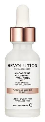 Revolution Beauty Targeted Under Eye Serum - 5% Caffeine + Hyaluronic Acid Serum