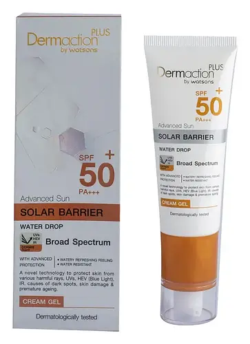 Dermaction Plus by Watsons Advanced Sun Water Drop Cream Gel SPF 50