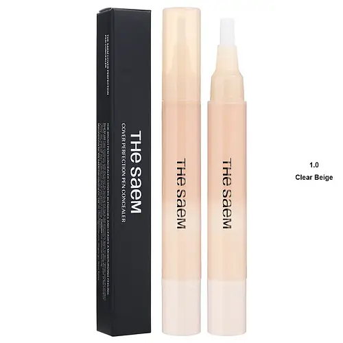 The Saem Cover Perfection Pen Concealer 1.0 Clear Beige