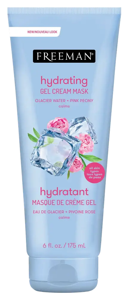 Freeman Hydrating Glacier Water + Pink Peony Gel Cream Mask