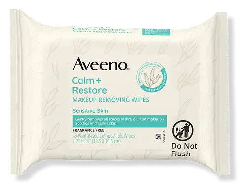 Aveeno Calm + Restore Makeup Remover Wipes