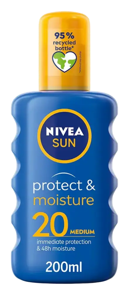 Nivea Sun Protect & Moisture Pump Spray SPF 20 UK