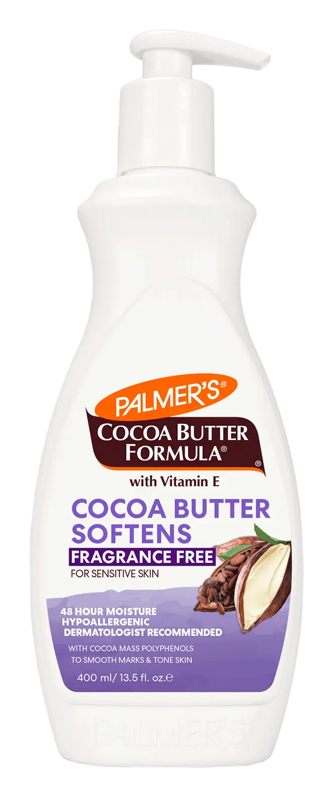 Palmer's Cocoa Butter Softens Fragrance Free Body Lotion