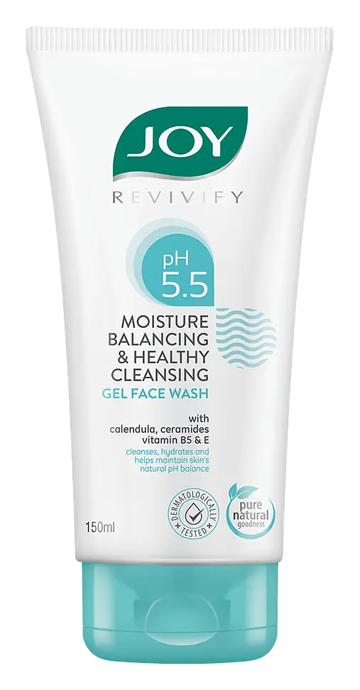 Joy Beautiful By Nature Revivify pH 5.5 Moisture Balancing & Healthy Cleansing Gel Face Wash