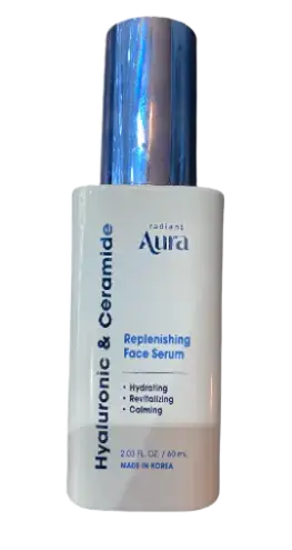 Radiant Aura Replenishing Face Serum With Hyaluronic & Ceramides