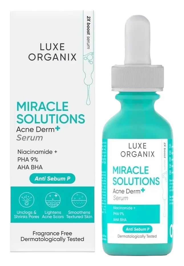 Luxe Organix Miracle Solutions Acne Derm+ Serum