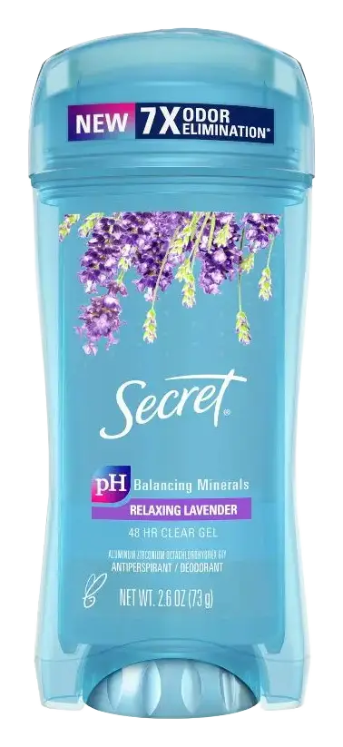 Secret Fresh Clear Gel Antiperspirant Deodorant Relaxing Lavender