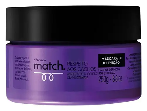 O Boticário Respect For The Curls Definition Mask