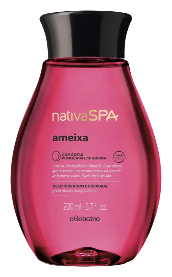 O Boticário Nativa Spa Moisturizing Body Oil Plum