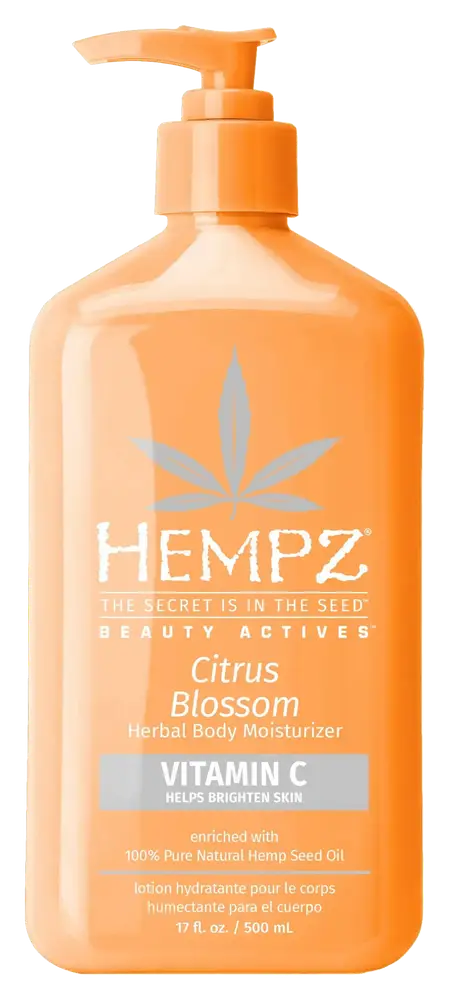 Hempz Beauty Actives Citrus Blossom Herbal Body Moisturizer With Brightening Vitamin C