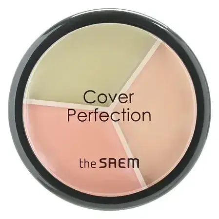 The Saem Cover Perfection Triple Pot Concealer 1 Correct Beige