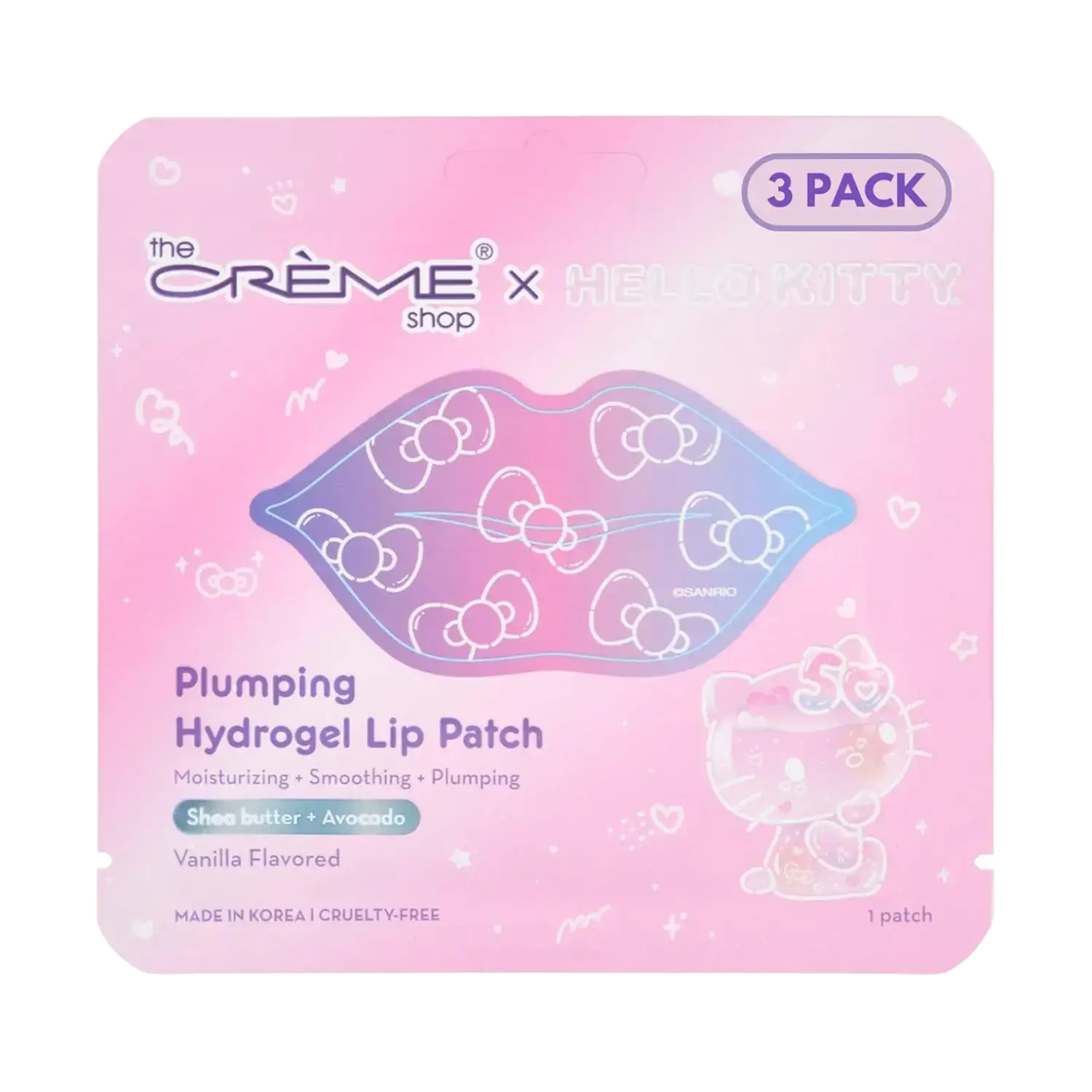The Creme Shop Hello Kitty Plumping Hydrogel Lip Patch