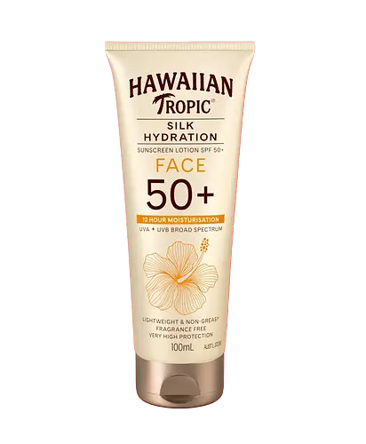 Hawaiian Tropic Silk Hydration Face Sunscreen Lotion SPF 50+