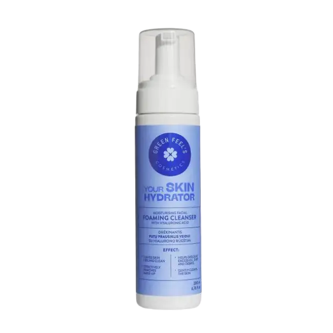 Green Feel's Moisturising Facial Foaming Cleanser With Hyaluronic acid