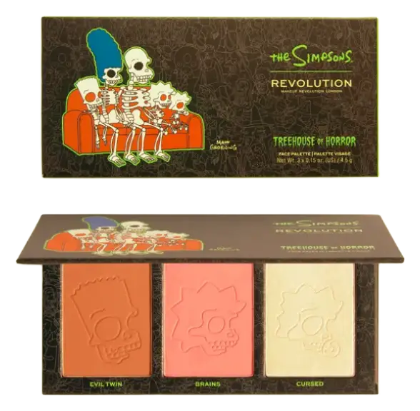 Revolution Beauty The Simpsons "Spooktacular" Face Palette