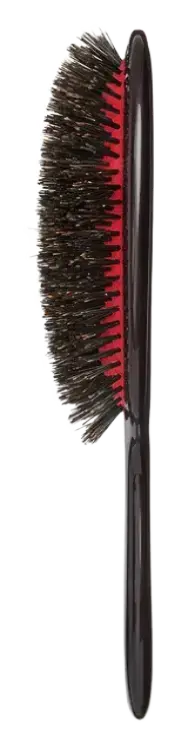 Kent Classic Shine Large Pure Black Bristle Hairbrush