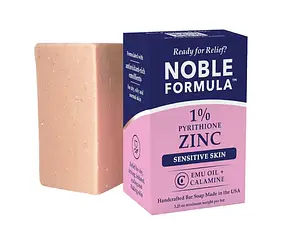 Noble Formula Emu & Calamine 1% Pyrithione Zinc (ZnP) Bar Soap